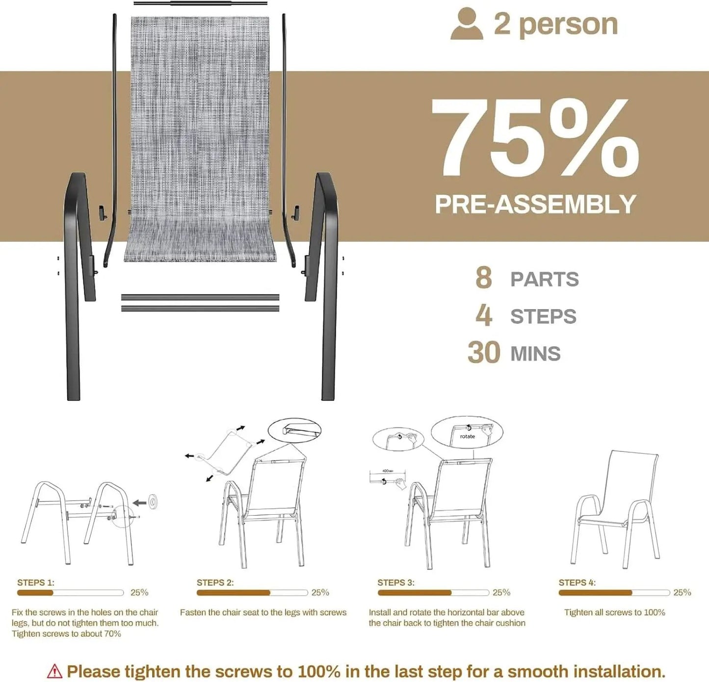 Outdoor Patio Dining Set with Metal Table and Chairs from PriceLows™