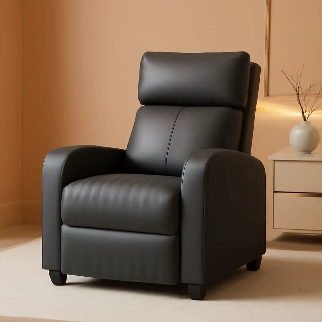 Leather Recliner Sofa With Massage And Heat Therapy from PriceLows™