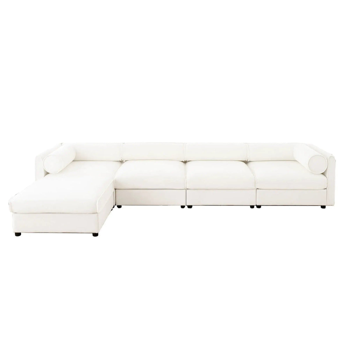 Contemporary Elegant Sofa With Storage And Ottoman 2 Piece Living Room Set | 2 Piece Living Room Set | Living Room Furniture | Living Room
