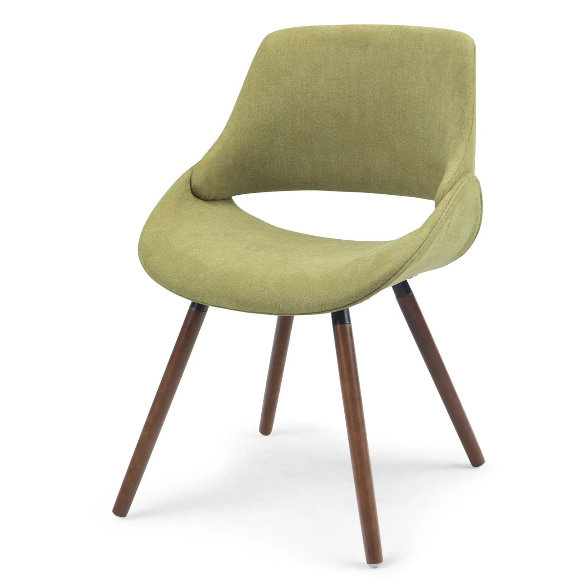 Malden Upholstered Bentwood Dining Chair | Mid Century Modern | Solid And Engineered Wood | High Density Foam