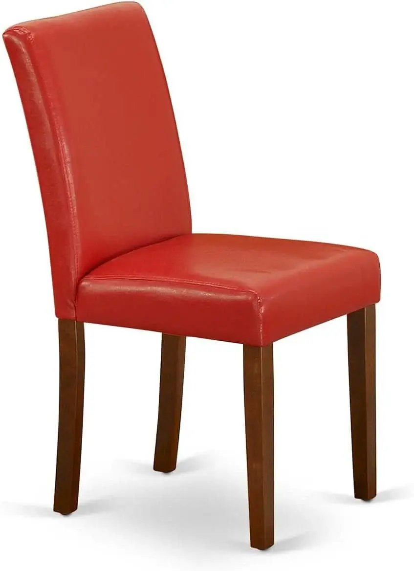 Firebrick Red Padded Dining Chairs For Dining Room from PriceLows™