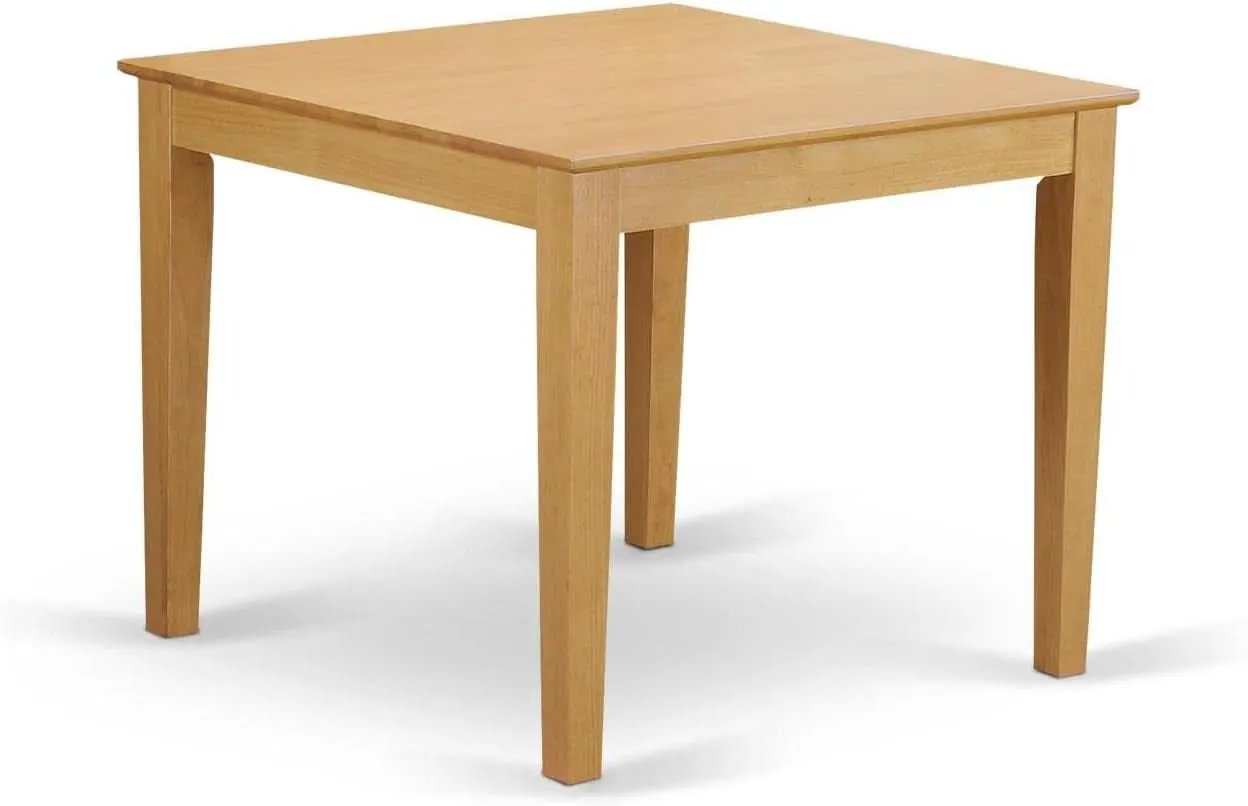 OXAN5OAKCProductLine Oak Kitchen Table Set For4 LinenChairs from PriceLows™