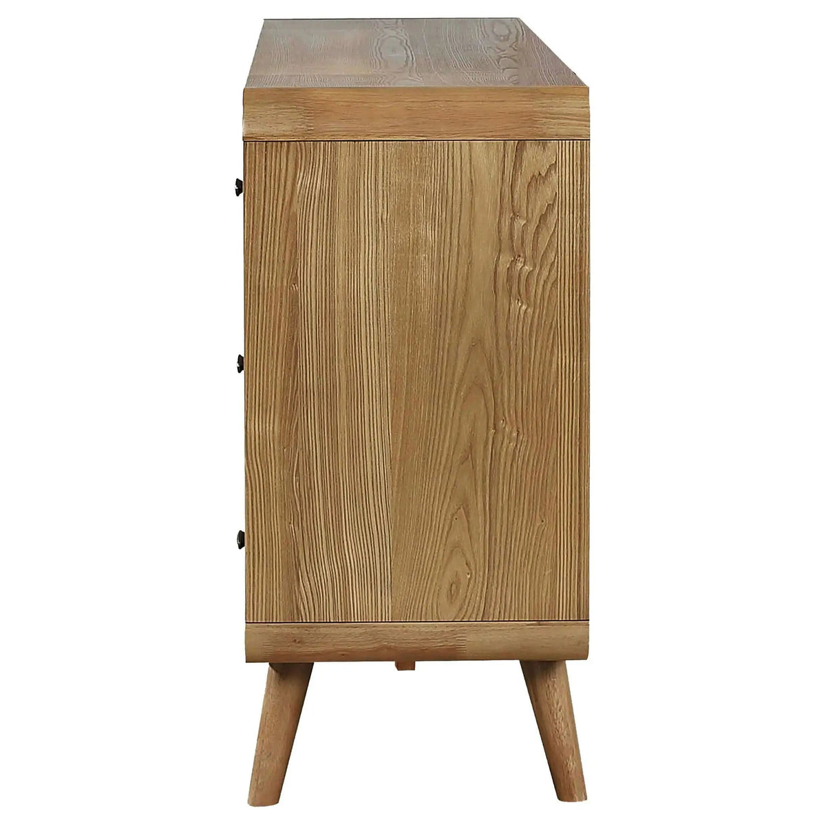 Robyn 6-drawer Bedroom Dresser Light Ash | 61 x 17 x 36.5 in | Rubberwood & Engineered Wood | Bedroom