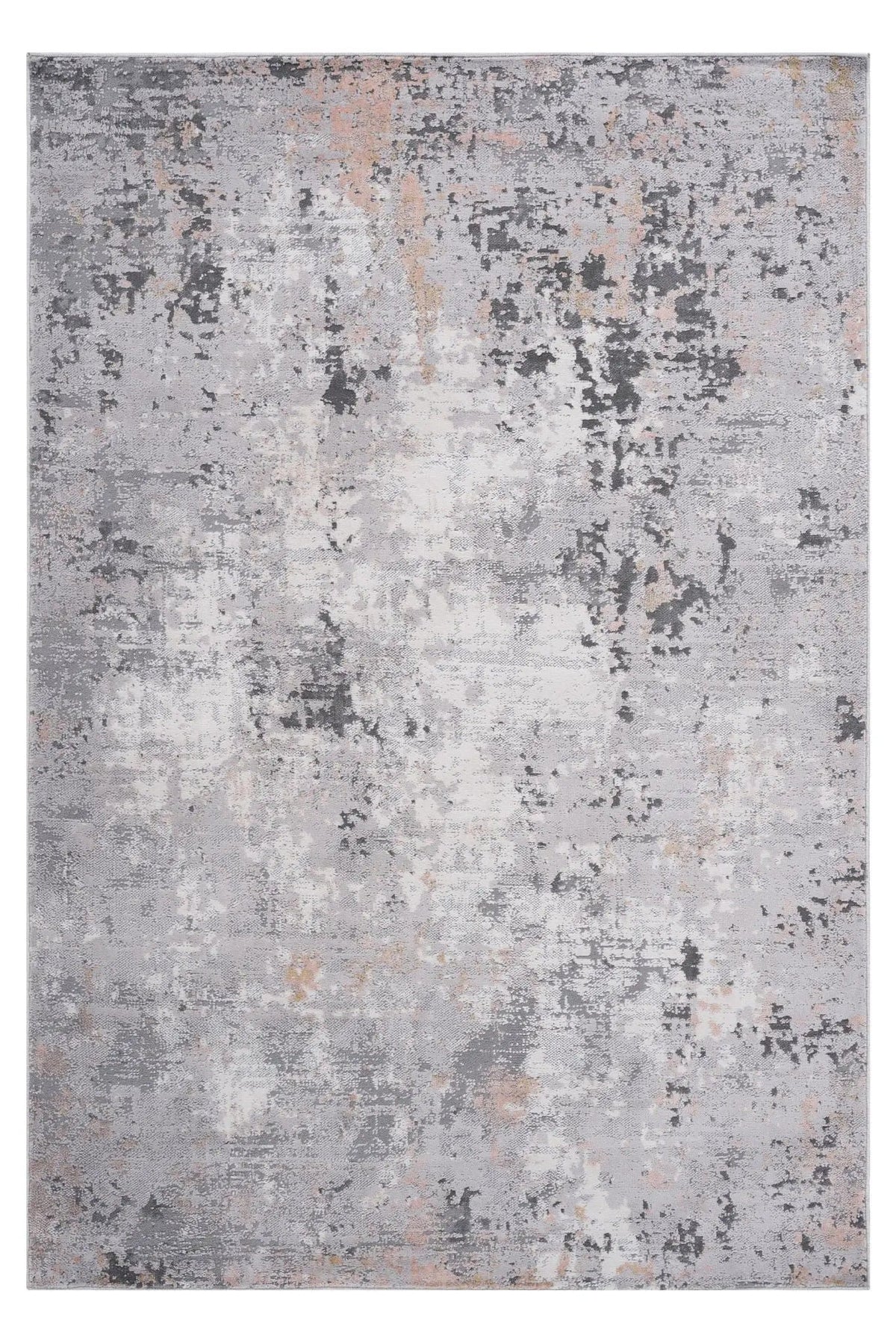 Marfi 6' X 9' Abstract Area Rug | 108 x 79 x 0.35 in | Polyester & Cotton | Gray Multi