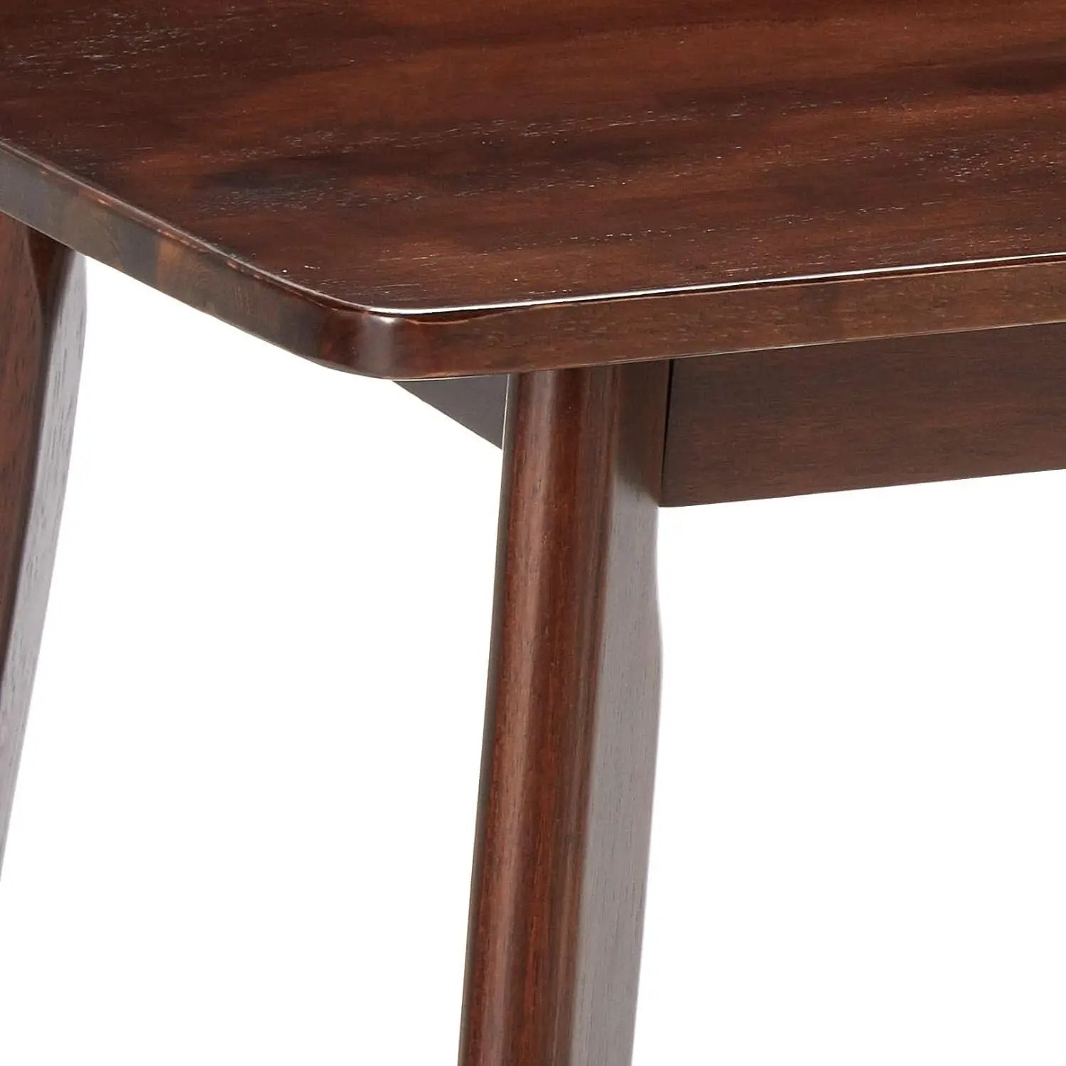 Shaye Walnut Dining Table Solid Wood 47.2 Inch Length from PriceLows™