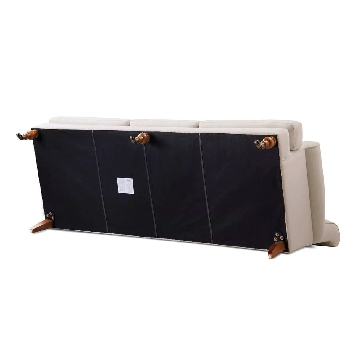 Alana Lawson Modern Three Cushion Tightback Sofa | 3 Pieces | Solid Wood & Plywood | Living Room