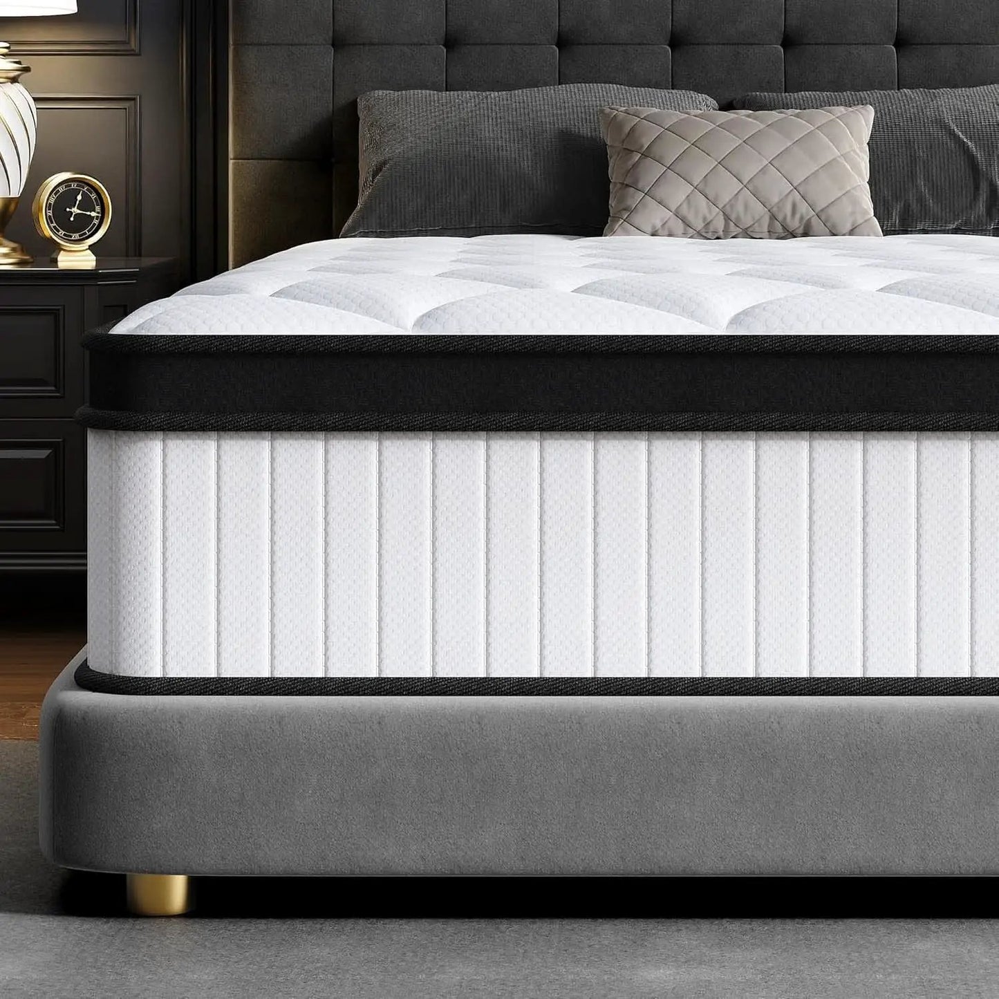 King Size Mattress With Pocket Springs Temperature Regulated from PriceLows™
