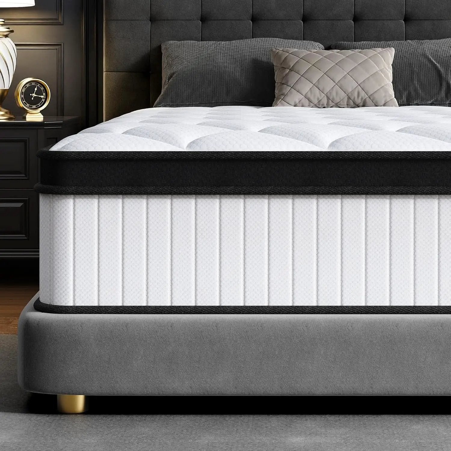 King Size Mattress With Pocket Springs Temperature Regulated from PriceLows™