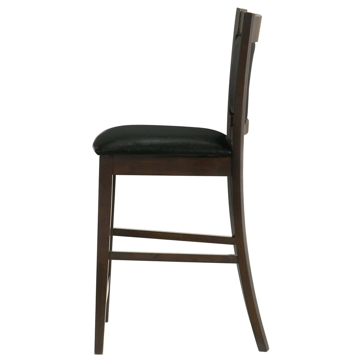 Jaden Upholstered Counter Chair Espresso (Set of 2) Counter Height (24"-27") | 17.25 x 20 x 39.75 in | Rubberwood | Home