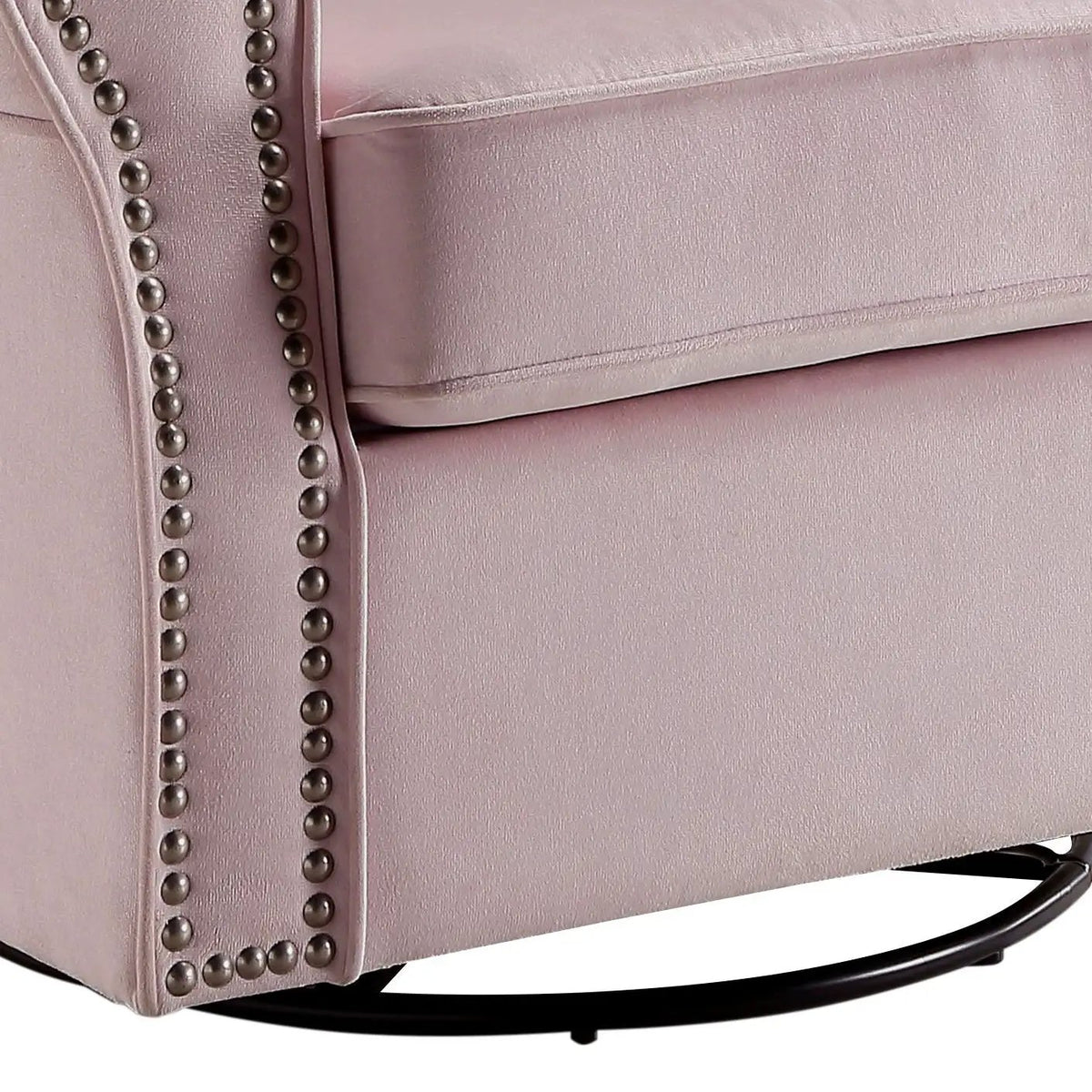 Tamaki Swivel Glider Chair | Pink | Modern Style | Three Color Options