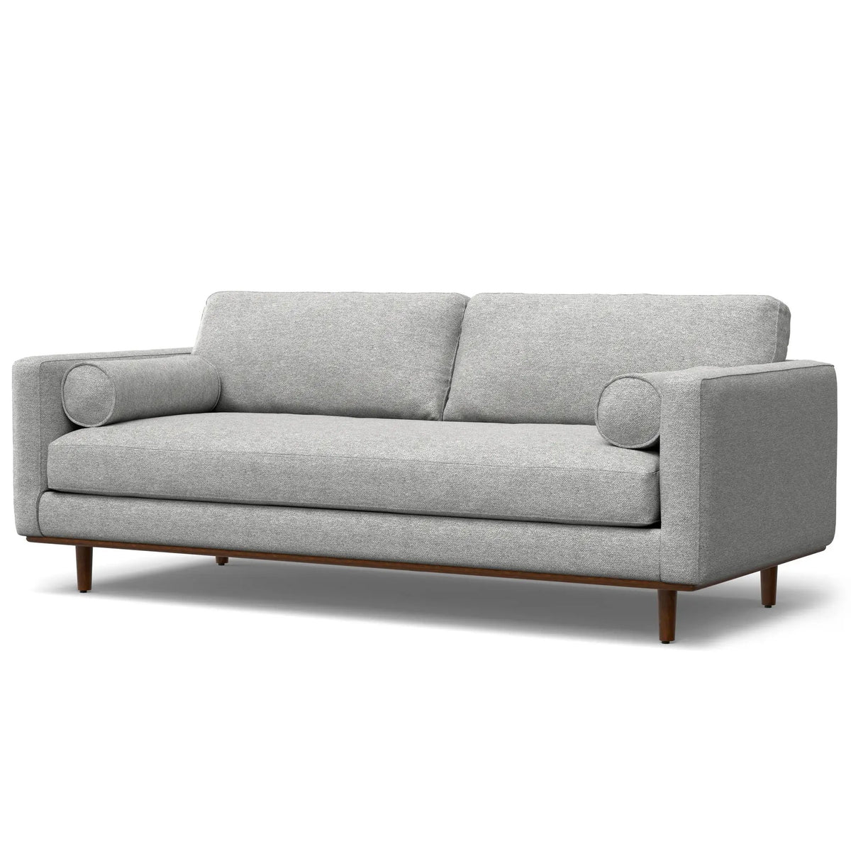 Morrison Upholstered Sofa | Recycled Blend Fabric | Single Bench Seat Cushion | 72 Inch Length