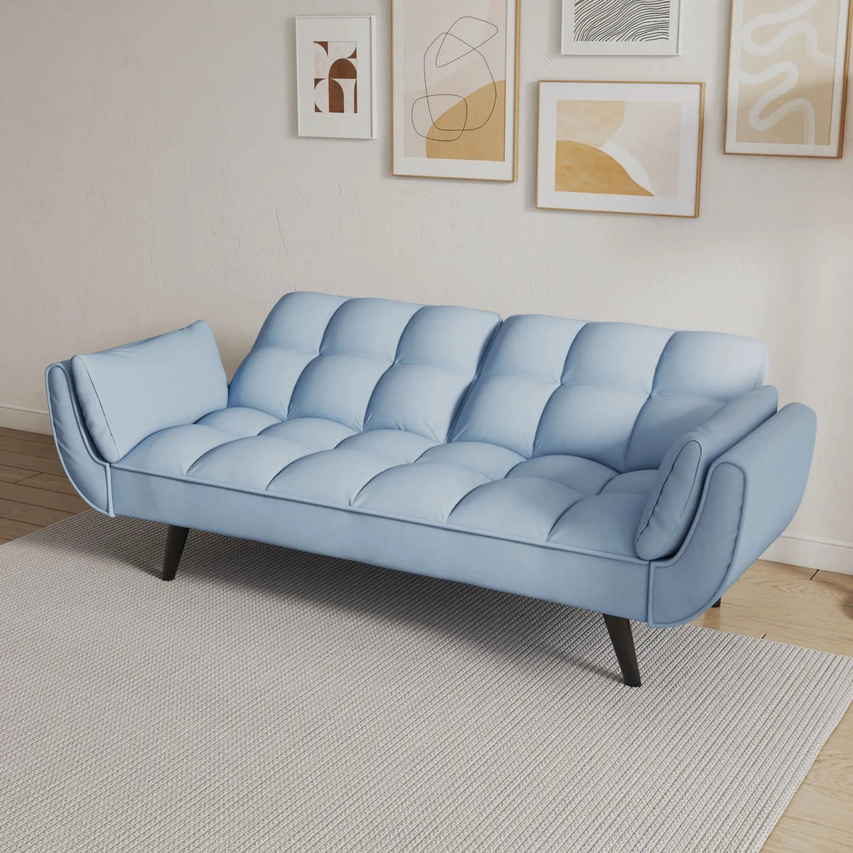 Convertible Sofa | Two Seater | Adjustable Back | Compact