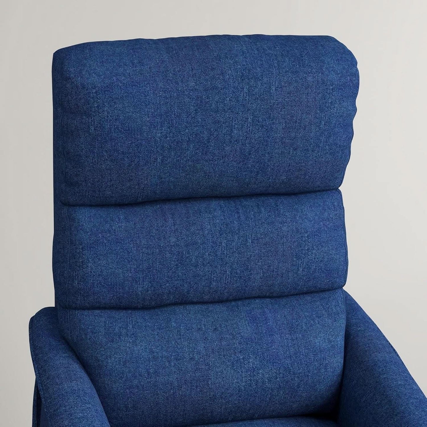 Power Lift Recliner Chair In Dark Blue Fabric Easy Assembly from PriceLows™