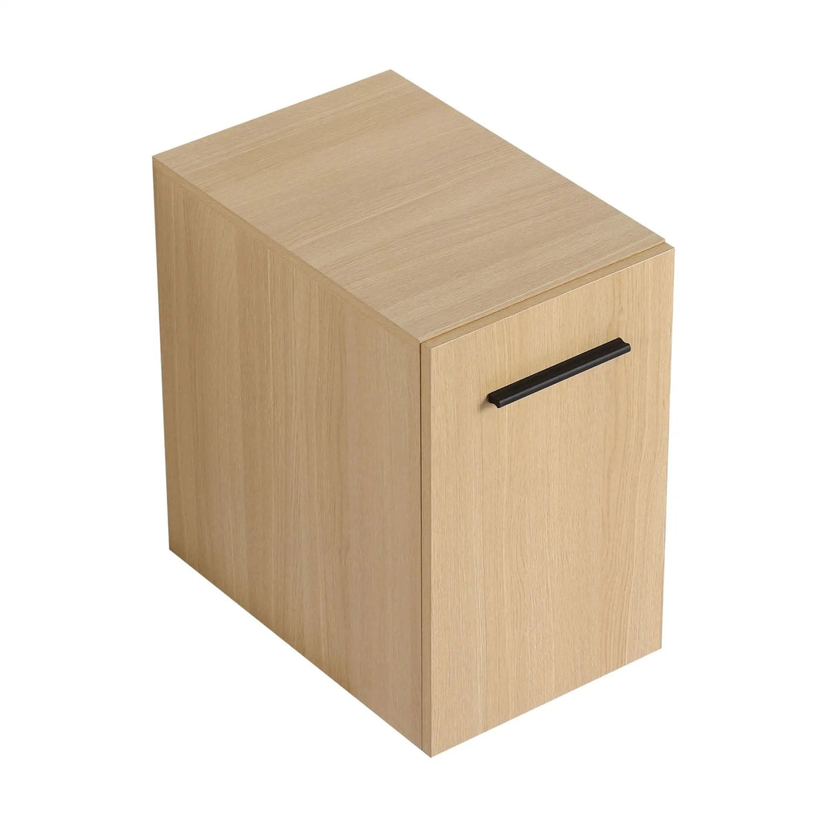 Floating Bathroom Vanity | Single Door | Plywood | Light Oak
