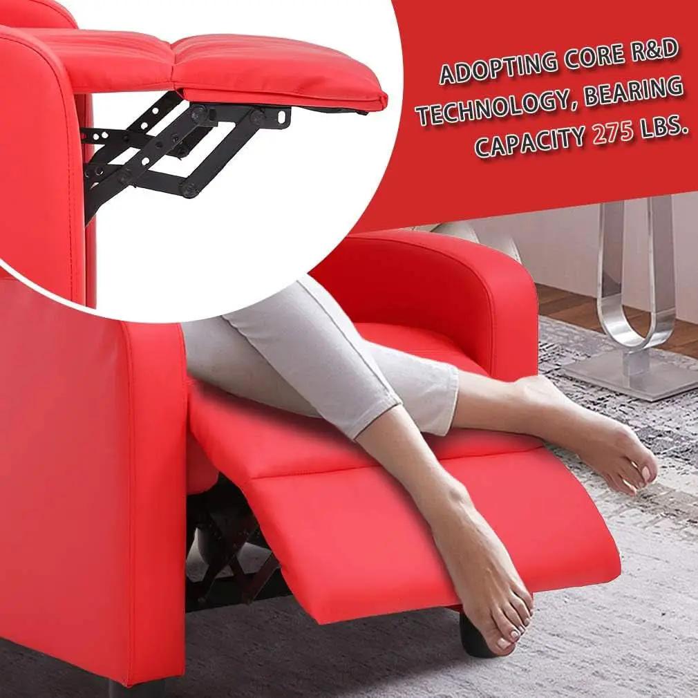 PU Leather Recliner Chair For Living Room With Padded Seat from PriceLows™