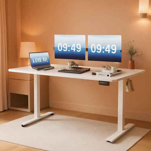 Electric Standing Desk 55x24 Inches Memory Presets from PriceLows™