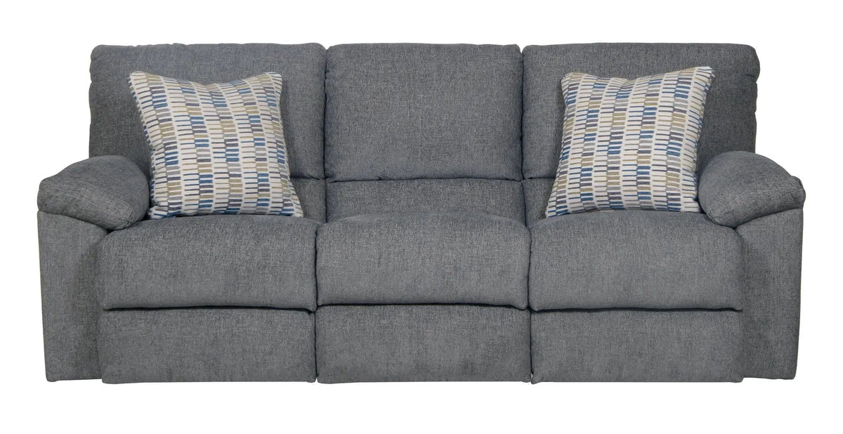 Tyler Reclining Sofa | 4 Pieces | Chenille & Fabric | Living Room