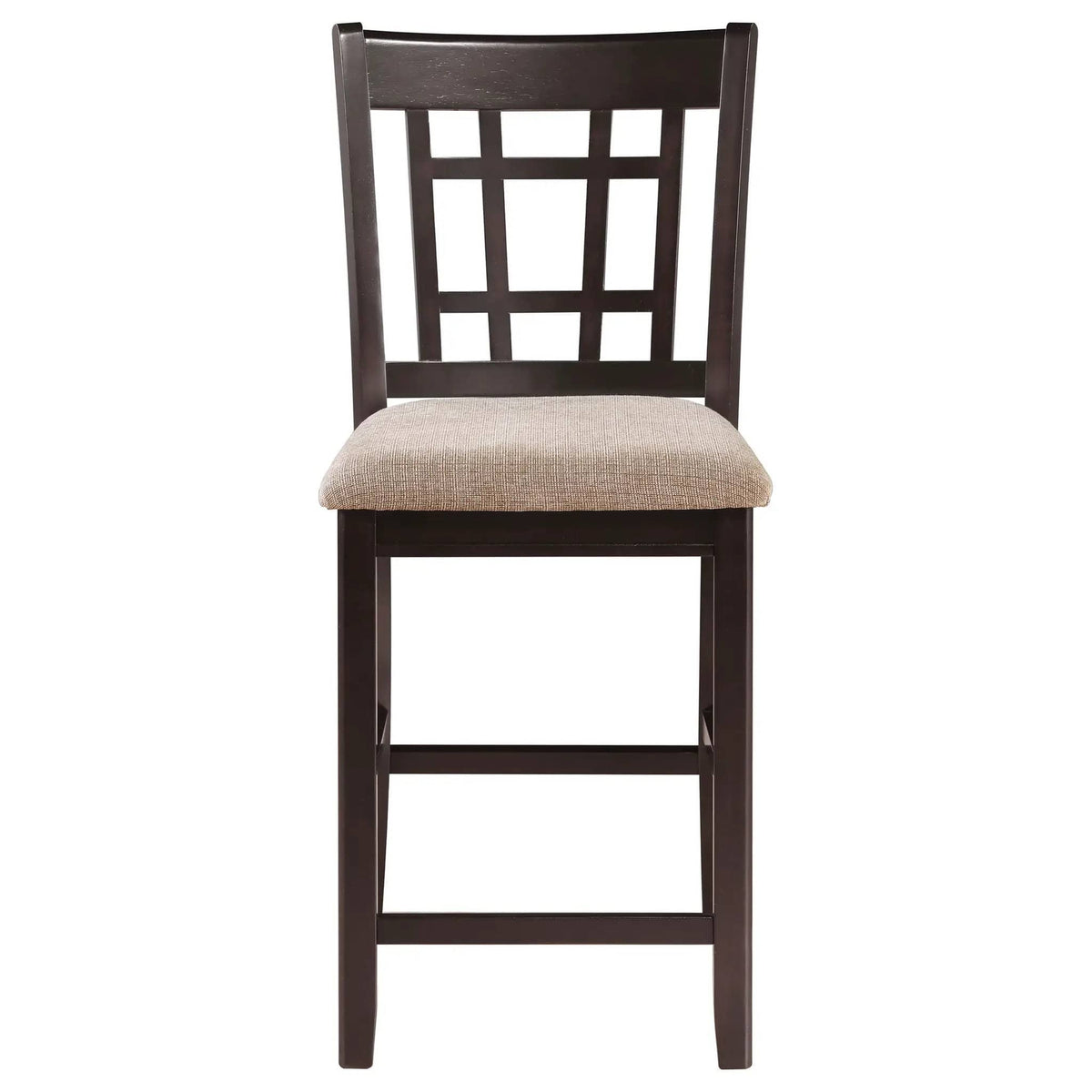 Lavon Wood Counter Height Dining Chair Tan and Espresso (Set of 2) Counter Height | 18.5 x 20.25 x 41.25 in | Wood | Dining Room
