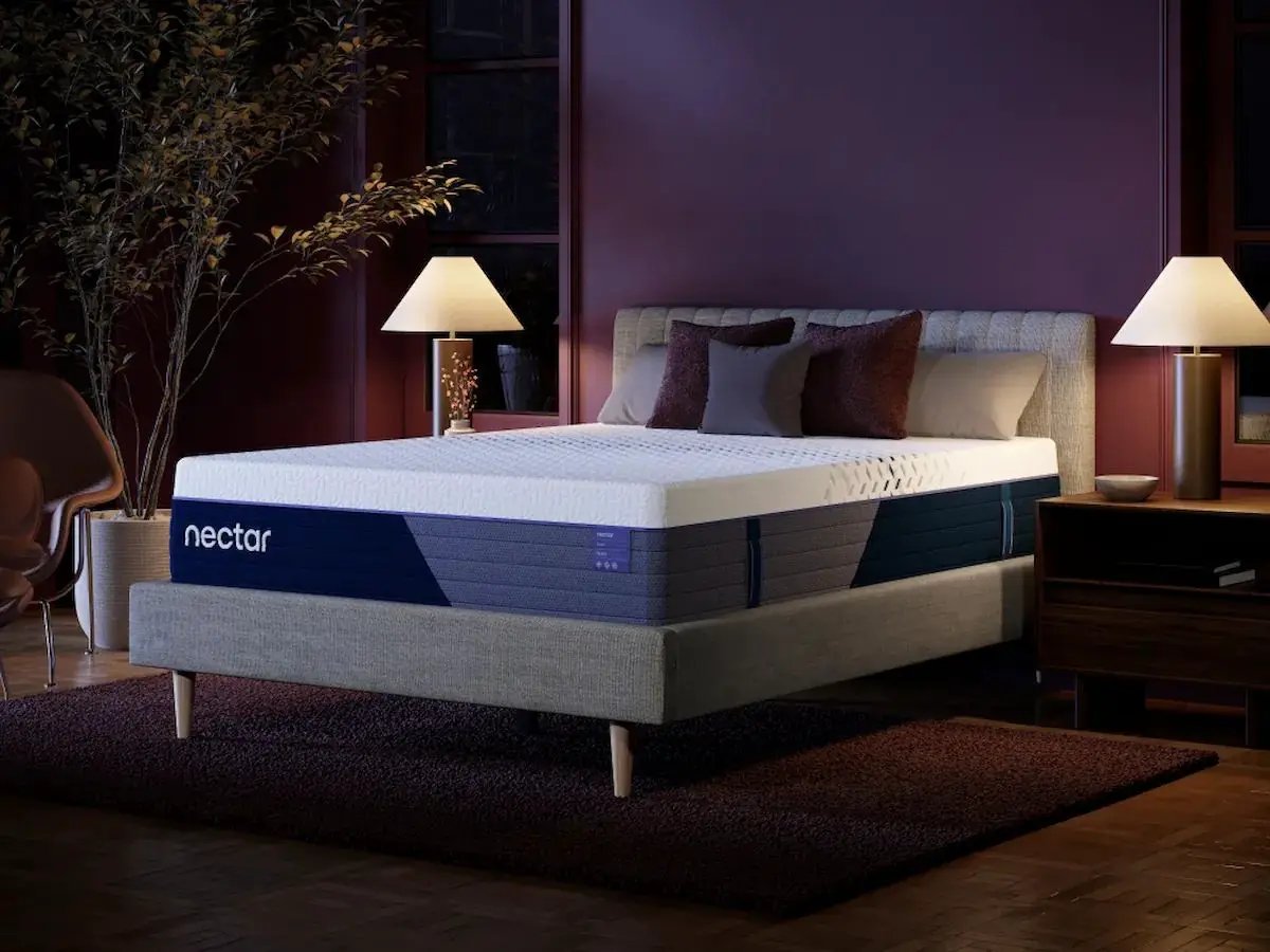 Nectar Luxe Hybrid Mattress | 14 Inch Height | White | Multiple Comfort Layers