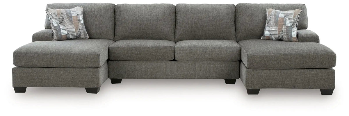 Clarington Sectional | Classic Comfort | Modern Design | 141 Inch Length