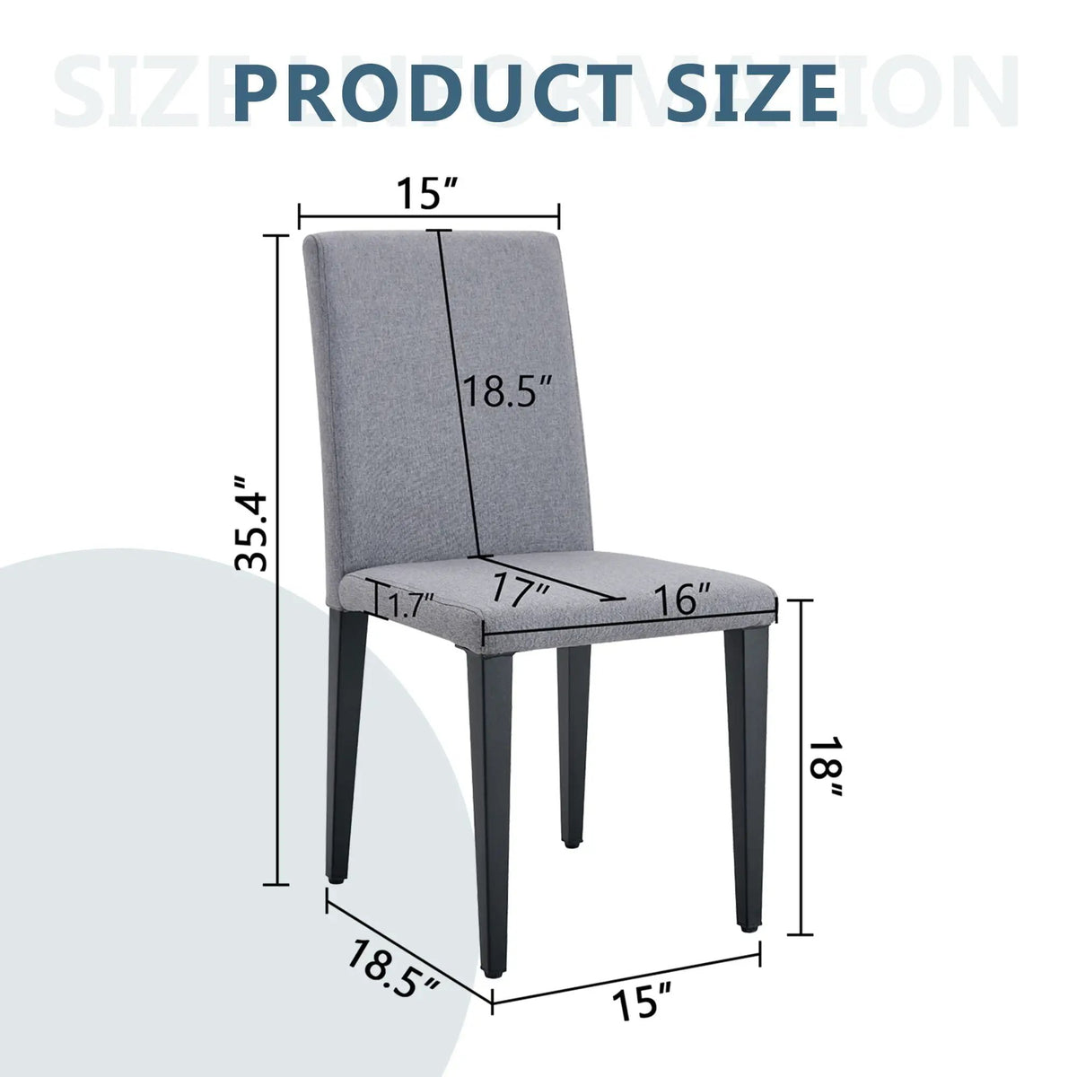 Versatile Dining Chairs | Metal Legs | Minimalist Nordic Style | PU Feel