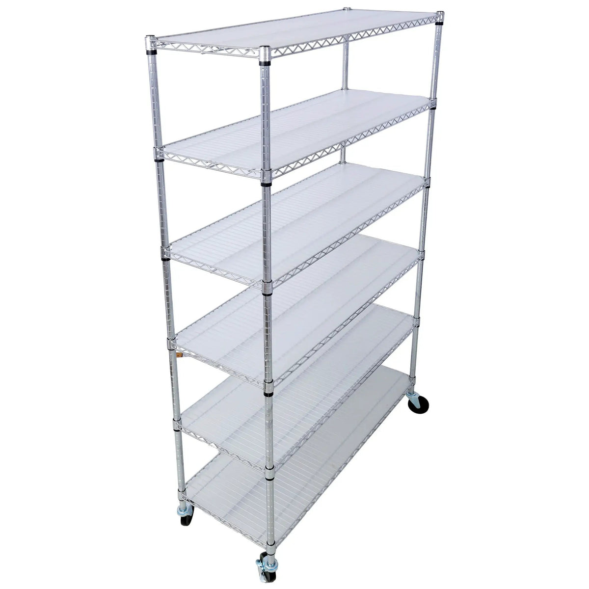 6 Tier Wire Shelving Unit | 6000 Lb Capacity | NSF Metal Rack | Adjustable Shelves