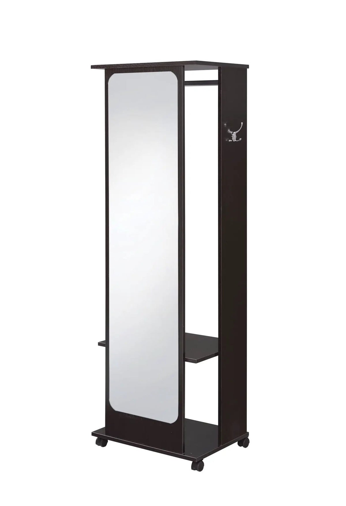 Kolen Hall Tree | Espresso | Hanging Rod | Two Open Compartments