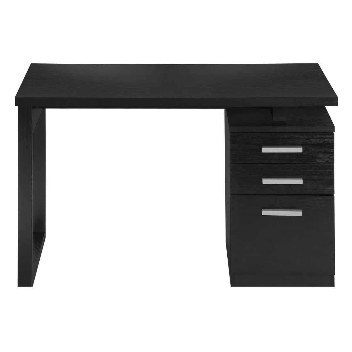 Reversible Computer Desk | Three Drawers | Left Or Right Set-Up | 47.25 Inch Length