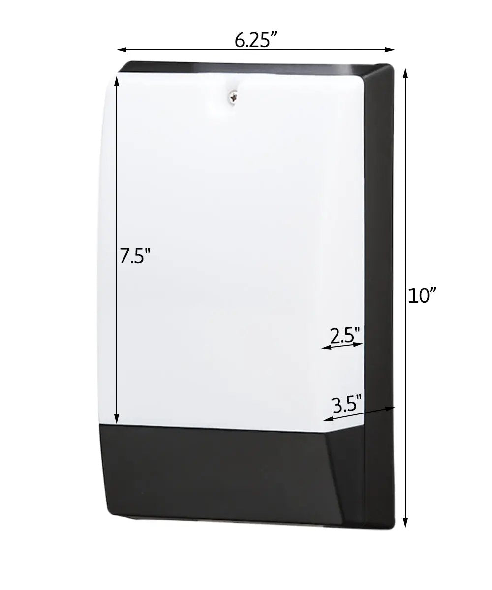 Outdoor Led Wall Pack | Dusk To Dawn Sensor | Low Profile | Black