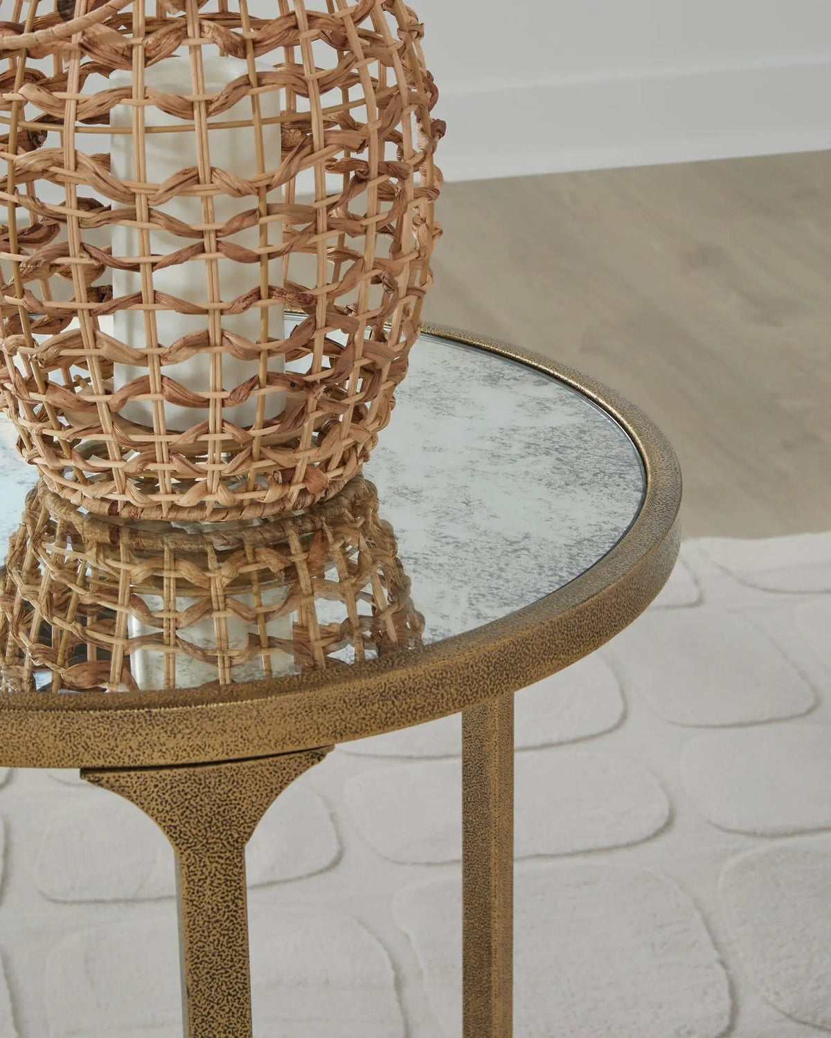 Korajane Table | 2 Pieces | Faux Marble & Tempered Glass | Living Room