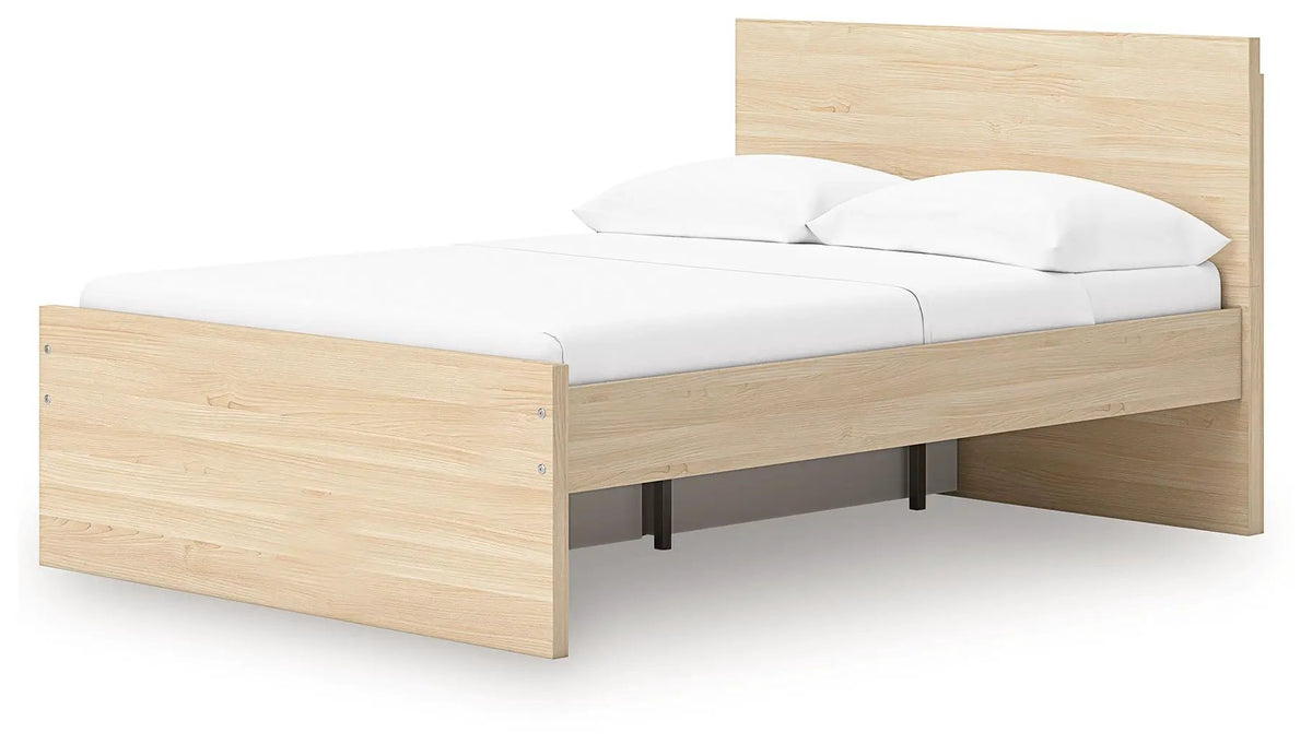 Onita Panel Platform Bed | Minimal Design | Ultra-Clean Lines | Easy-Elegant Solid Finish