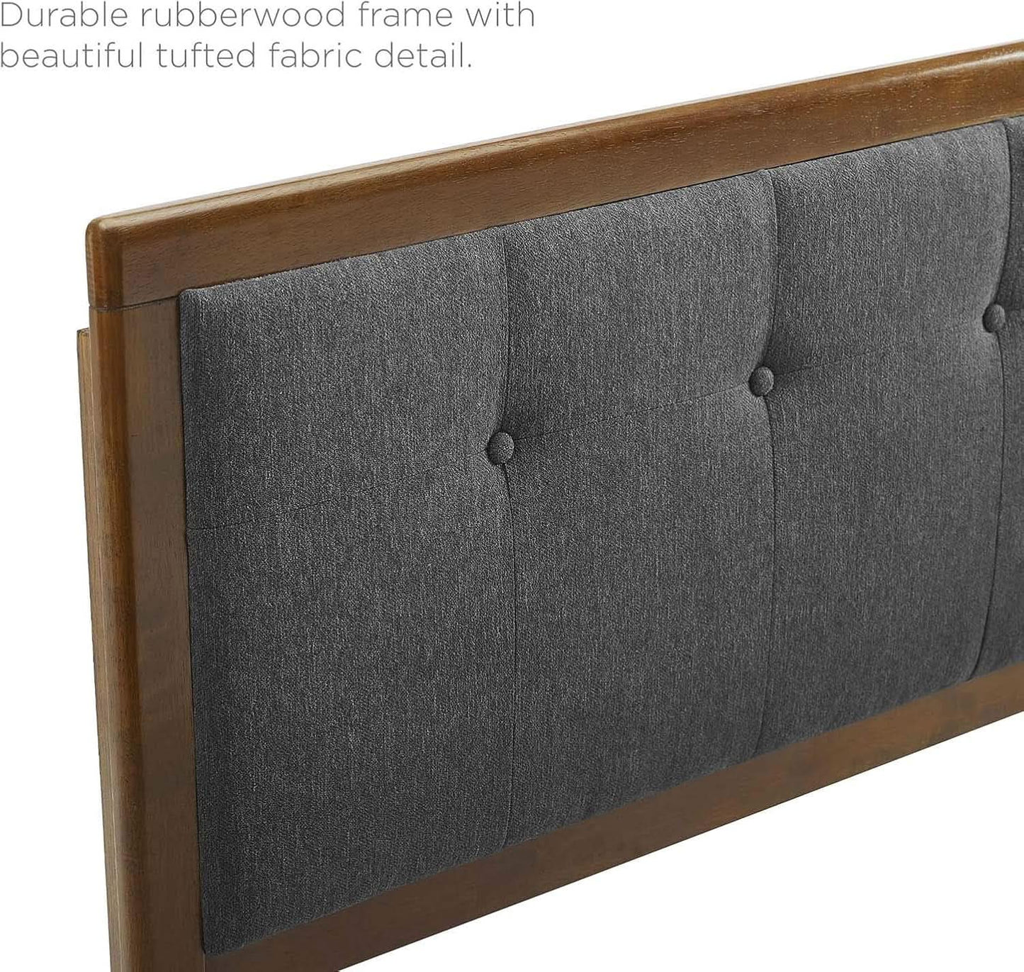 Modern Tufted Queen Headboard with Foam Padding from PriceLows™