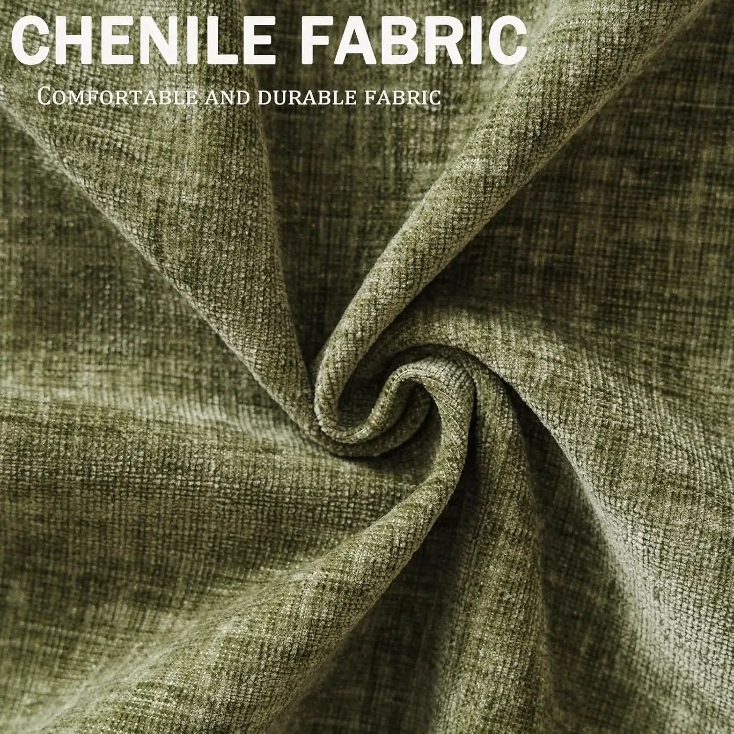 Green Chenille Oversized Accent Chair With Deep Storage from PriceLows™