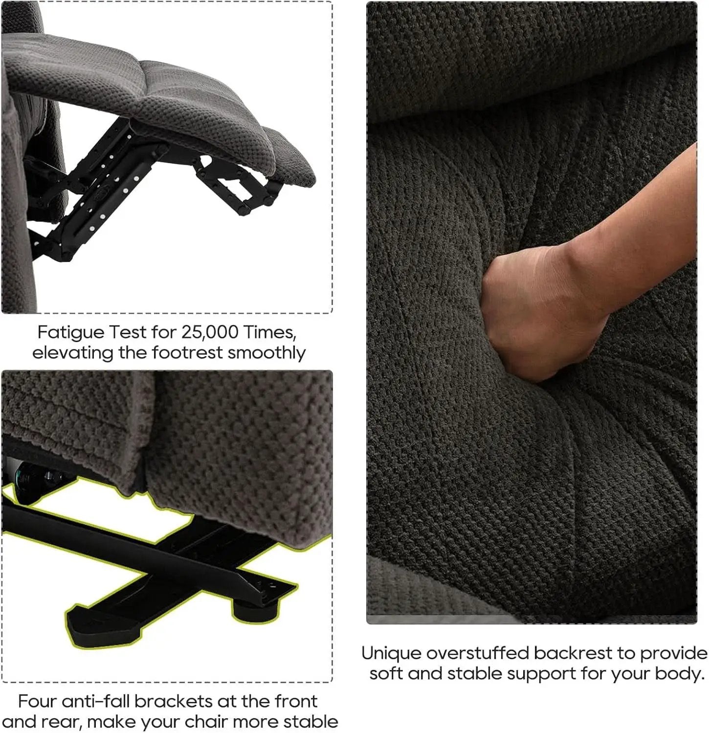 Power Reclining Sofa Set With Massage And USB Ports from PriceLows™