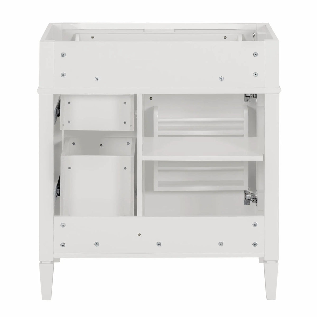 Bathroom Vanity | 3 Drawers | Blue Finish | Tip Out