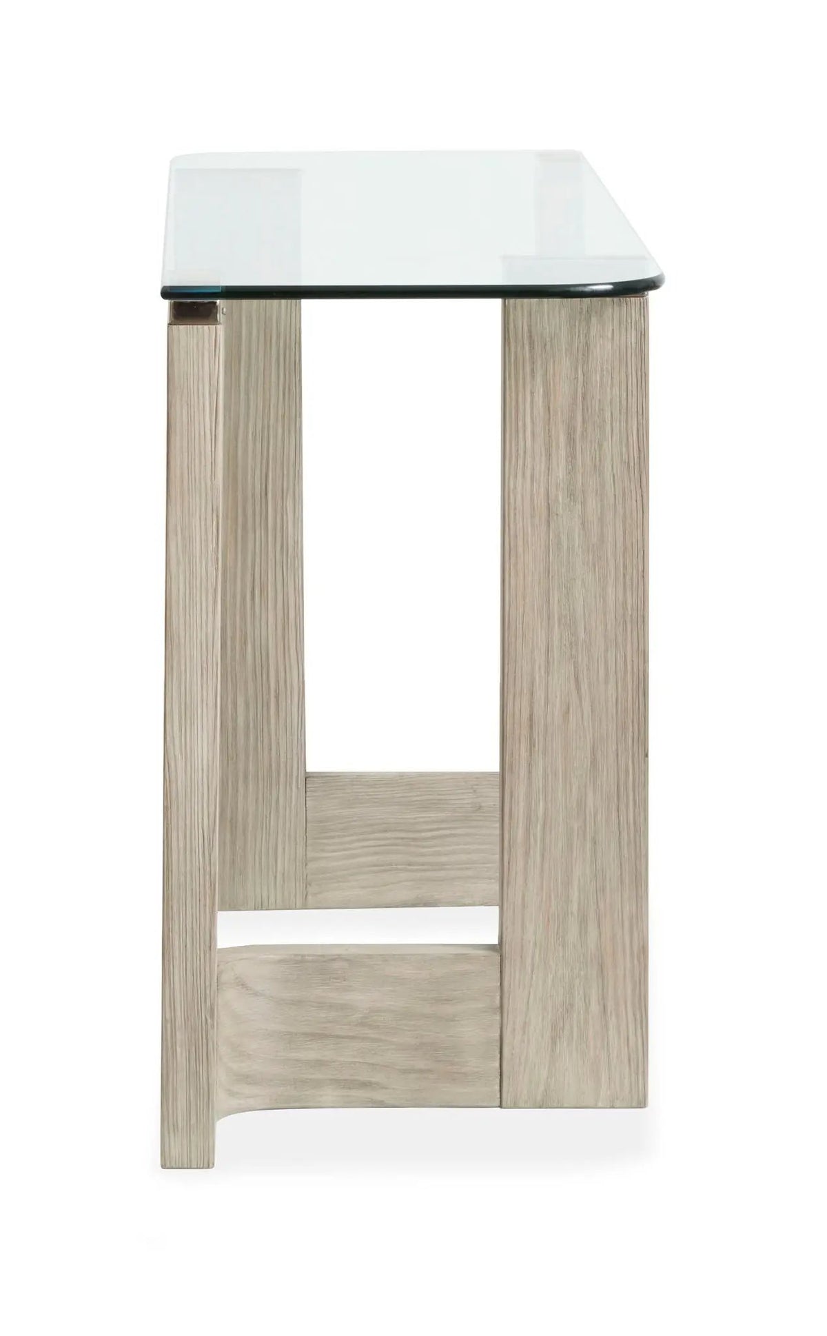 Bartlett Rectangular End Table | Smokey Pine Finish | Modern Contemporary Style | 26 Inch Width