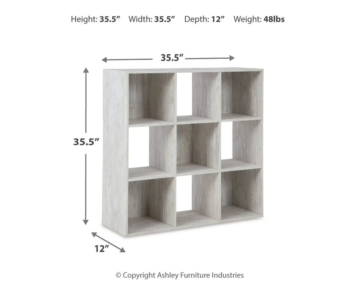 Paxberry Cube Organizer | Whitewashed Eight-Cube Design | Coastal Chic Style | Weatherworn Finish