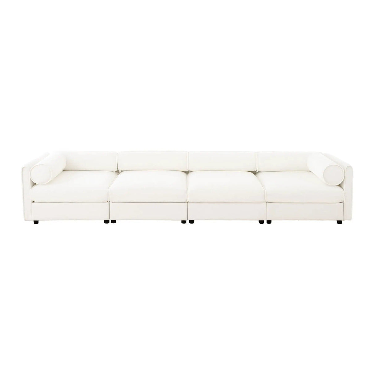 Stylish Sofa With Storage Seat And Cylindrical Backrest | Stationary Sofa | Living Room Furniture | Living Room