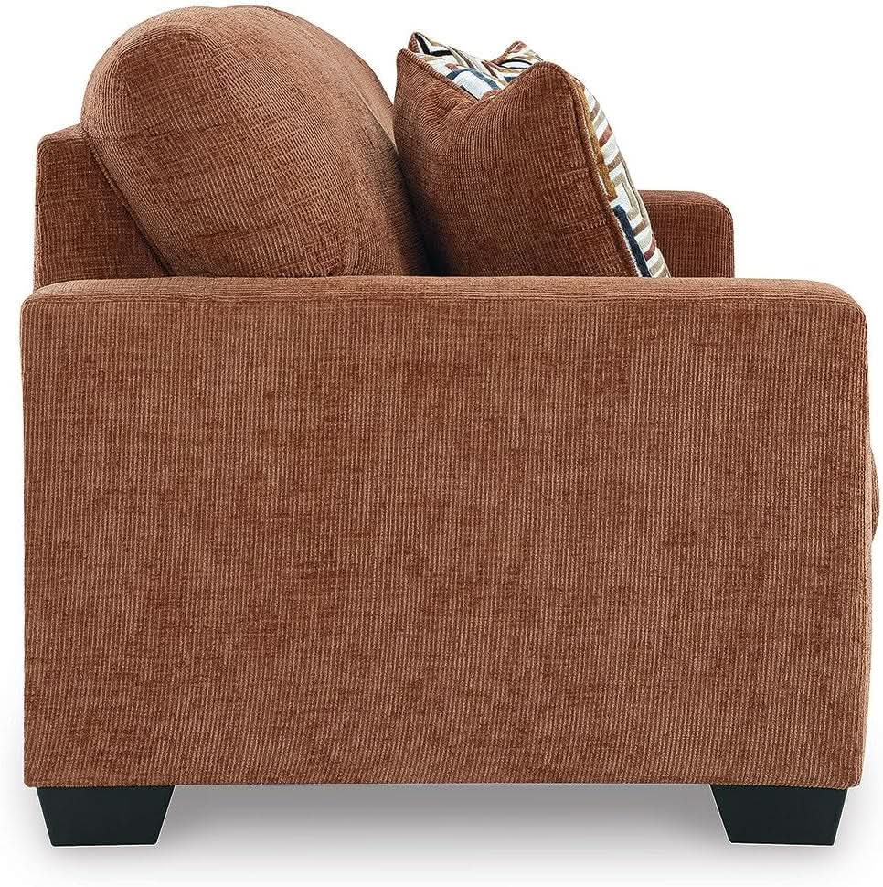 Queen Burnt Orange Contemporary Luxury Sofa Sleeper from PriceLows™