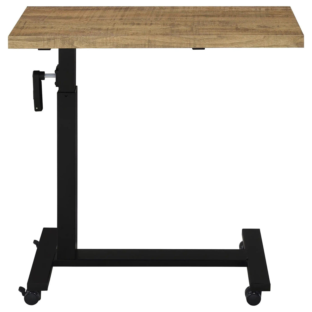 Westpark Height Adjustable Mobile Bedroom C-Table Mango | 28 x 15.5 x 27.75 in | Steel & Wood | Bedroom