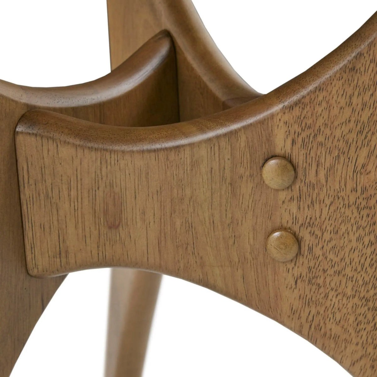 Triangle Accent Table | Wood Veneer Top | Natural Elm Finish