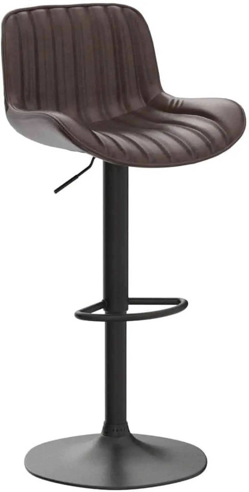 Mid Century Modern Adjustable Height Swivel Bar Stools from PriceLows™