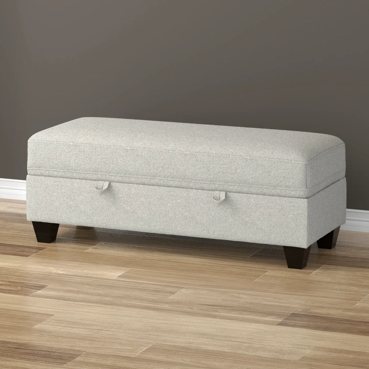 Drason Storage Ottoman | Transitional Style | Minimal Assembly | Low Maintenance