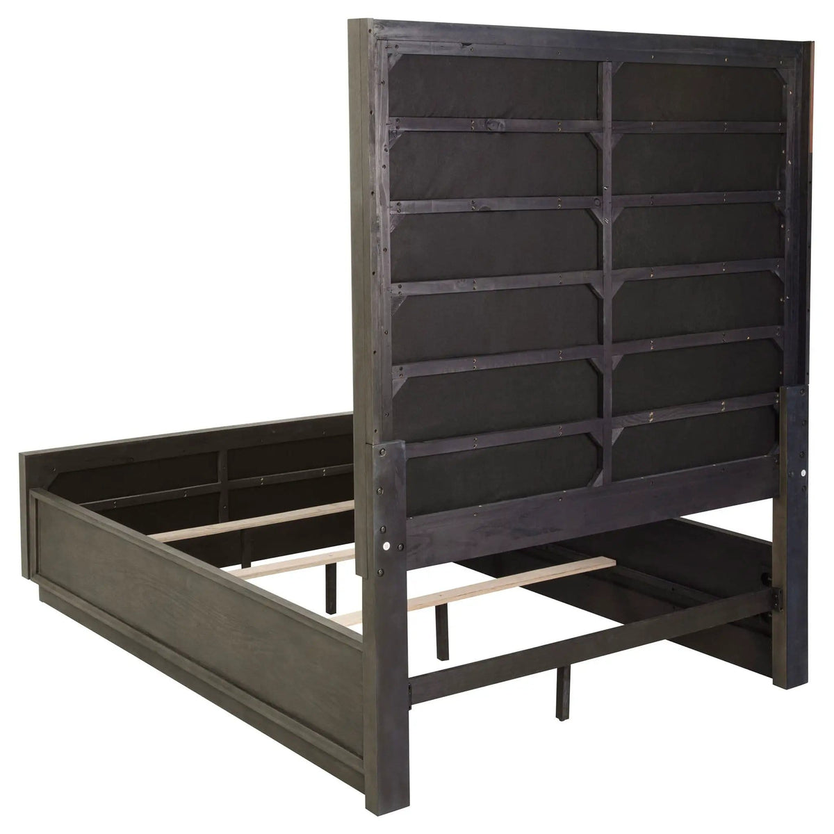 Durango 80-inch Queen Panel Bed Taupe | 65 x 86 x 80 in | Engineered Wood & Veneer | Oak