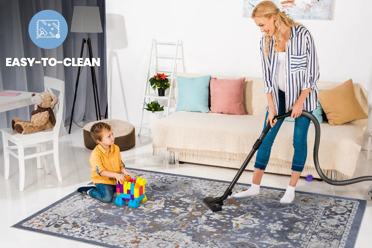 Payas Trendy Traditional Runner Rug | 96 x 26 Inch | Stain Resistant | Non-Shedding Machine-Woven