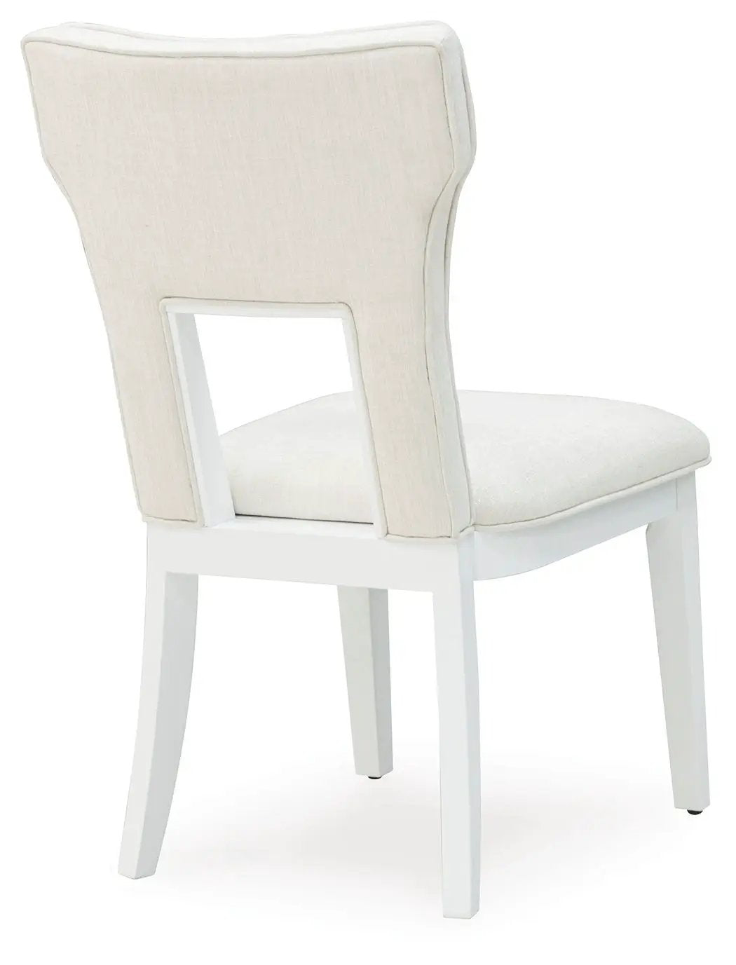 Chalanna Dining Side Chairs | Set Of 2 | White | Upholstered Seats