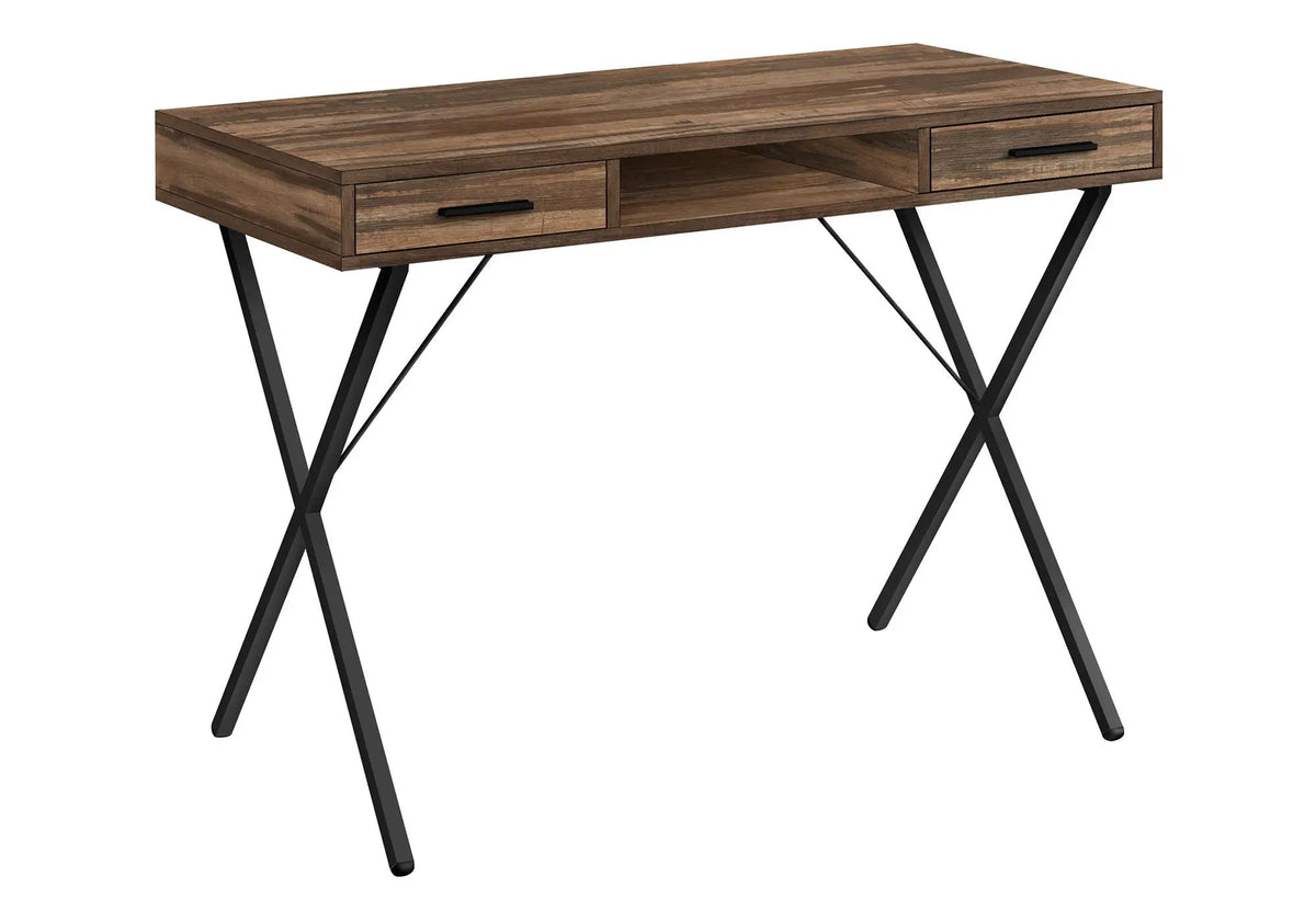 Computer Desk With Drawers | 42 Inch Width | Left Or Right Setup | Laptop Friendly