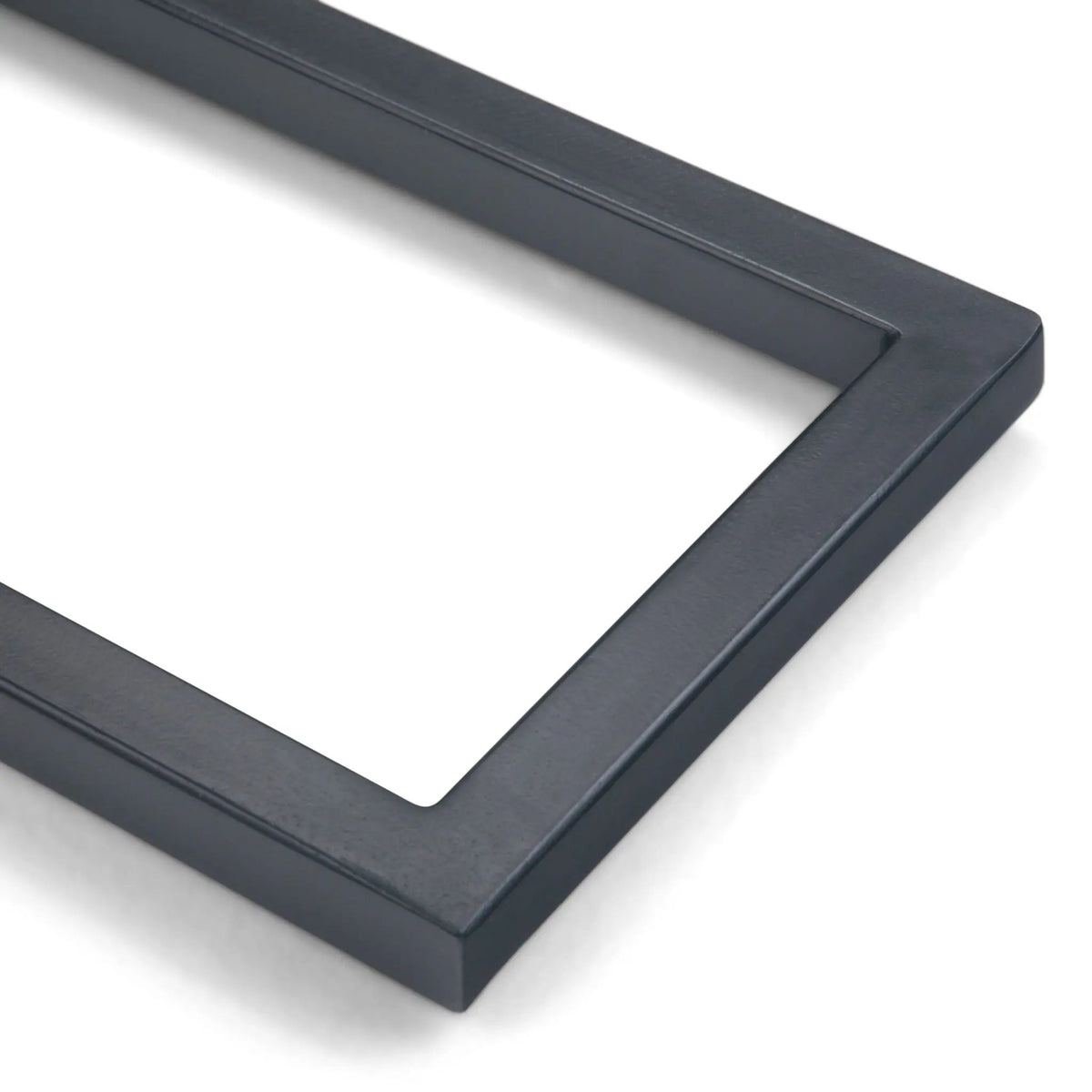 Skyler C-Shaped Side Table | Handcrafted | Powder-Coated Metal Base | Slide-Under Design