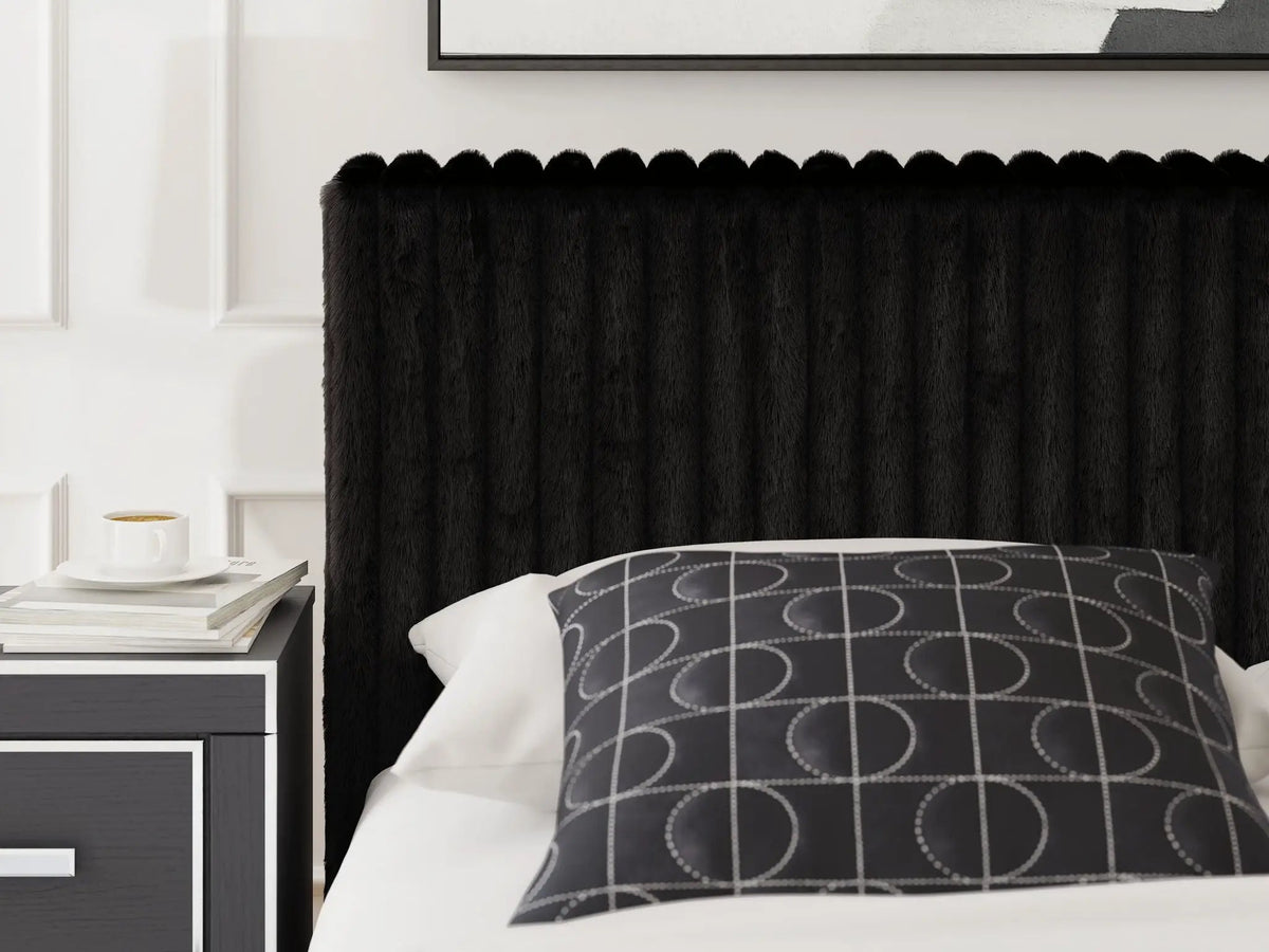 Zuraleus Upholstered Bed | Corded Fabric | Casual Contemporary Style | 91.25 Inch Width
