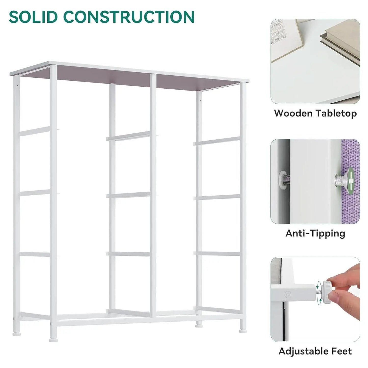 Fabric Dresser With Eight Drawers Storage Organizer from PriceLows™